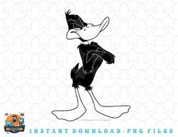 looney tunes daffy duck not amused portrait png, sublimation, digital download