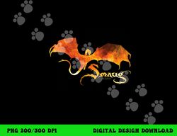 hobbit smaug on fire  png, sublimation