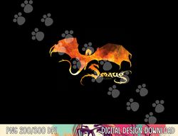 hobbit smaug on fire  png, sublimation
