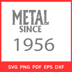 metal since 1956 svg
