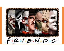 horror characters friends png, halloween png, killer png