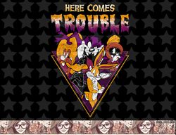 looney tunes here comes trouble group shot png, sublimation, digital download