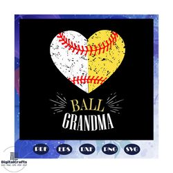 Baseball Grandma Svg, Grandma Svg, Grandma Gift, Awesome Grandma, Grandma Birthday, Gift From Grandchild, Gift From Chil