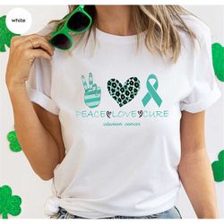 ovarian cancer graphic tees, cancer awareness tshirts, ovarian cancer gift, cancer patient outfit, cancer survivor gift,