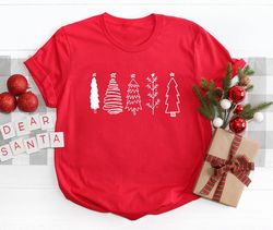 christmas tree shirt, christmas shirt, cute christmas shirt, holiday shirt, wome
