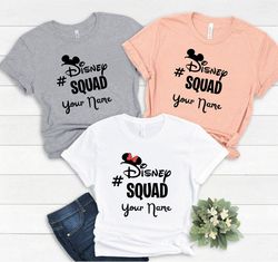 custom disney squad shirt, disney squad shirt, disney squad tee, disney shirt, d