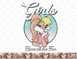 looney tunes lola bunny portrait girls just wanna have fun png, sublimation, digital download