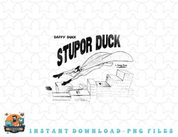 looney tunes daffy stupor duck png, sublimation, digital download