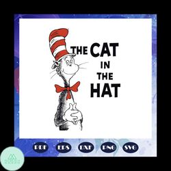 the cat in the hat svg, dr seuss svg, dr seuss bundle svg, dr seuss, dr seuss png, one fish svg, two fish svg, thing 1 s