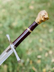 hand crafted sword of chronicles of narnia: handmade heo sword of narnia