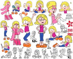 lizzie mcguire svg for cricut, lizzie mcguire svg, png