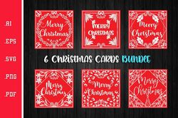 christmas cards bundle svg christmas cards bundle svg