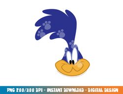 looney tunes road runner big face  png, sublimation