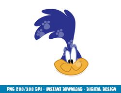 looney tunes road runner big face  png, sublimation