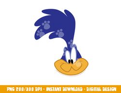 looney tunes road runner big face  png, sublimation