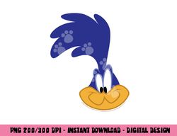 looney tunes road runner big face  png, sublimation