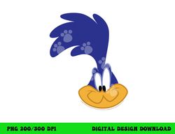 looney tunes road runner big face  png, sublimation