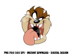 looney tunes taz big face  png, sublimation