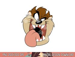 looney tunes taz big face  png, sublimation