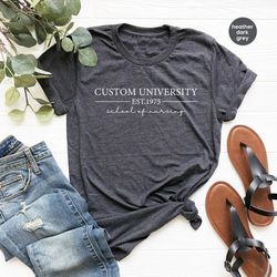 custom university tshirts, school of nursing shirt, personalized nurse shirts, nursing graduation gifts, nursing student