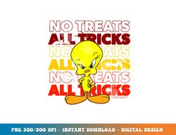 looney tunes tweety no treats all tricks  png, sublimation