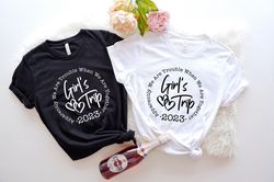 apparently we are trouble when we are together, girls trip 2023 shirt, girls trip, gi