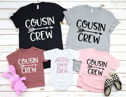 cousin crew t-shirt, matching cousin shirts, family cousin gifts, matching cousin shi