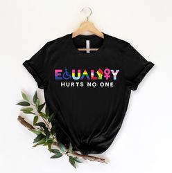 equality hurts no one shirt, black lives matter, equal rights, pride shirt, lgbt shir