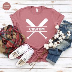 customized baseball shirt, baseball player outfit, custom baseball gift, baseball mom shirt, team name shirt, personaliz