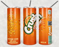 crush tumbler wrap design, soda tumbler, 20oz tumbler designs