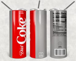 diet coke can tumbler wrap design, soda tumbler, 20oz tumbler designs