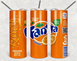 fanta tumbler wrap design, soda tumbler, 20oz tumbler designs