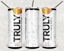 truly mango tumbler wrap design, soda tumbler, 20oz tumbler designs