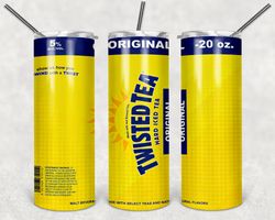 twisted tea tumbler wrap design, soda tumbler, 20oz tumbler designs