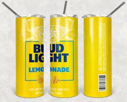 bud light lemonade  20oz tumbler designs, alcohol label tumbler, tumbler wrap designs