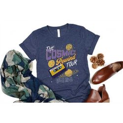 The Cosmic Rewind Tour Cassette Shirt, Guardians of The Galaxy, Epcot Star Wars, Theme Park Attraction, Cosmic Galaxy Tr