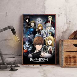 Home Decoration Printed Wall Artwork Canvas Painting Death Note