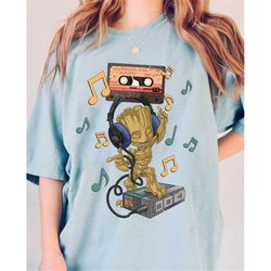 funny vintage disney groot marvel guardians of the galaxy mixtape shirt, guardians of the galaxy vol.3 hero shirt, baby