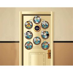 Mickey and Friends Disney Cruise 25th Silver Anniversary at Sea Magnets For Cruise Ship Stateroom Doors, Sailor Porthole