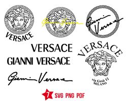 versace logo svg, fashion brand svg, luxury brand svg, png