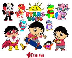 ryans worl svg, ryan's world svg bundle, ryans world toy svg, png