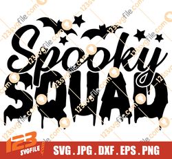 spooky squad, kids halloween, matching halloween, cute halloween, halloween svg, family halloween, trick or treat ,