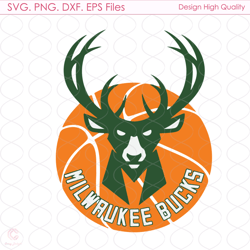 bucks milwaukee logo svg, sport svg, bucks milwaukee svg, team logo svg, bucks s