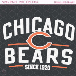 chicago bears logo svg, sport svg, nfl football svg, chicago bears svg, since 19