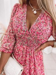 women's dresses flaunt your femininity in this gorgeous floral print boho dress