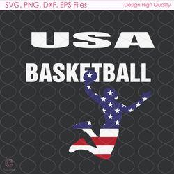 usa basketball american flag svg, sport svg, usa svg, basketball svg, american f