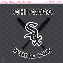 chicago white sox svg, sport svg, baseball white sox, mlb team logo, mlb svg, ba