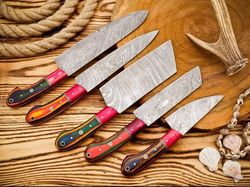 MAGNACUT chef knife set 6 Pieces CUSTOM HANDMADE Chef Knife - Inspire Uplift