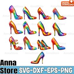 high heels rainbow lgbt clipart svg,gay pride svg,lgbt day svg,lesbian svg,gay svg,bisexual svg,transgender svg,queer sv