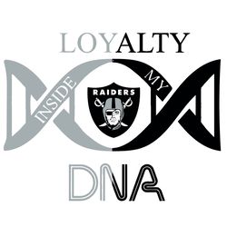 loyalty inside my dna las vegas raiders svg